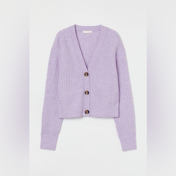 H&M Lavender Cardigan - Picture 1 of 6